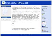 Tablet Screenshot of kinzi.net